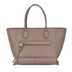 Longchamp large taupe mailbox tote